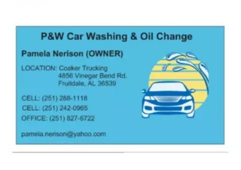 P&W Car Washing and Oil Change
